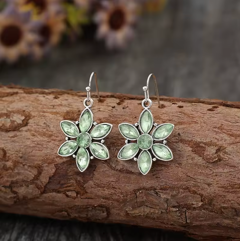 Gilded Orchid Earrings