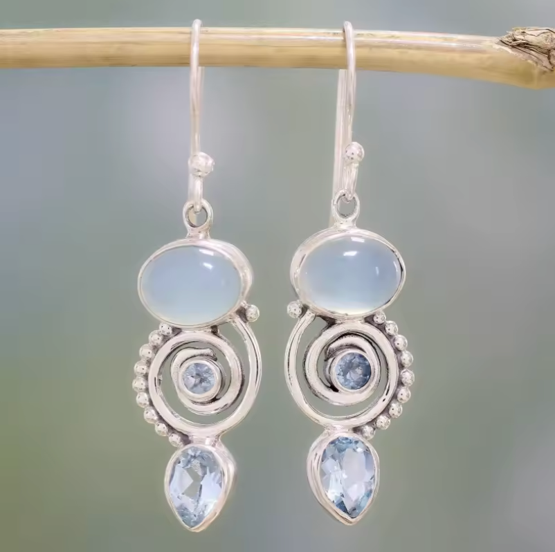 Gilded Eclipse Earrings
