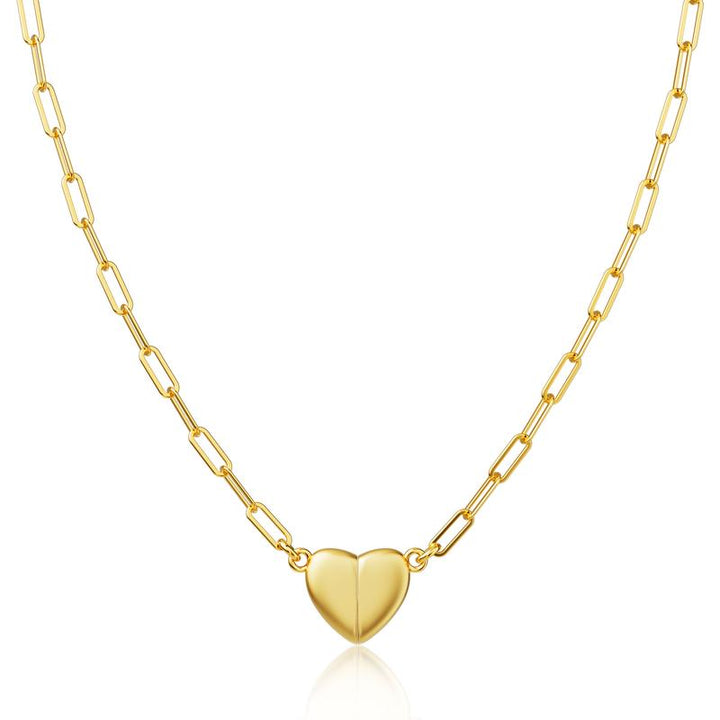 Magnetic Heart Pendant Necklace