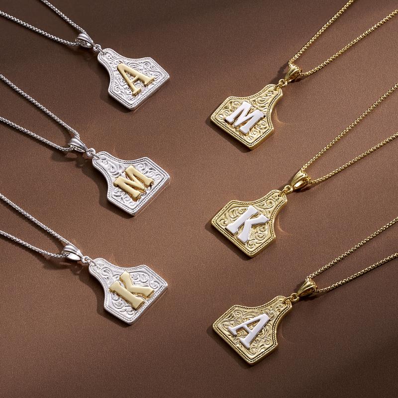 LoneStar Letter Pendant