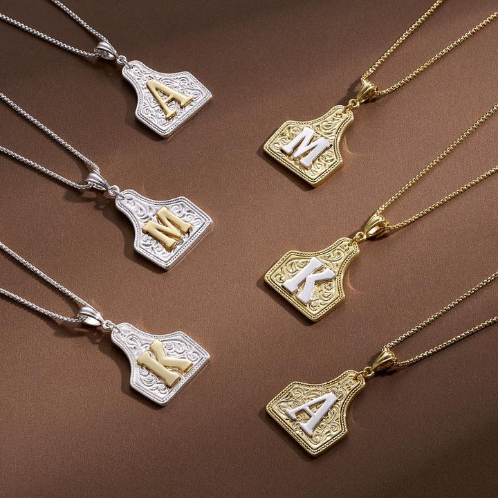 LoneStar Letter Pendant