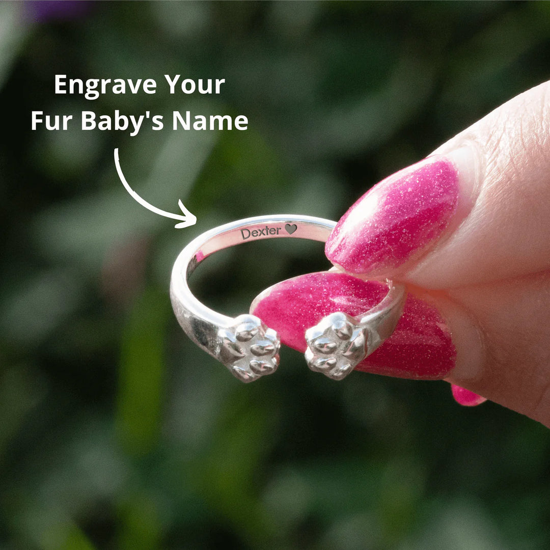 paw hug ring