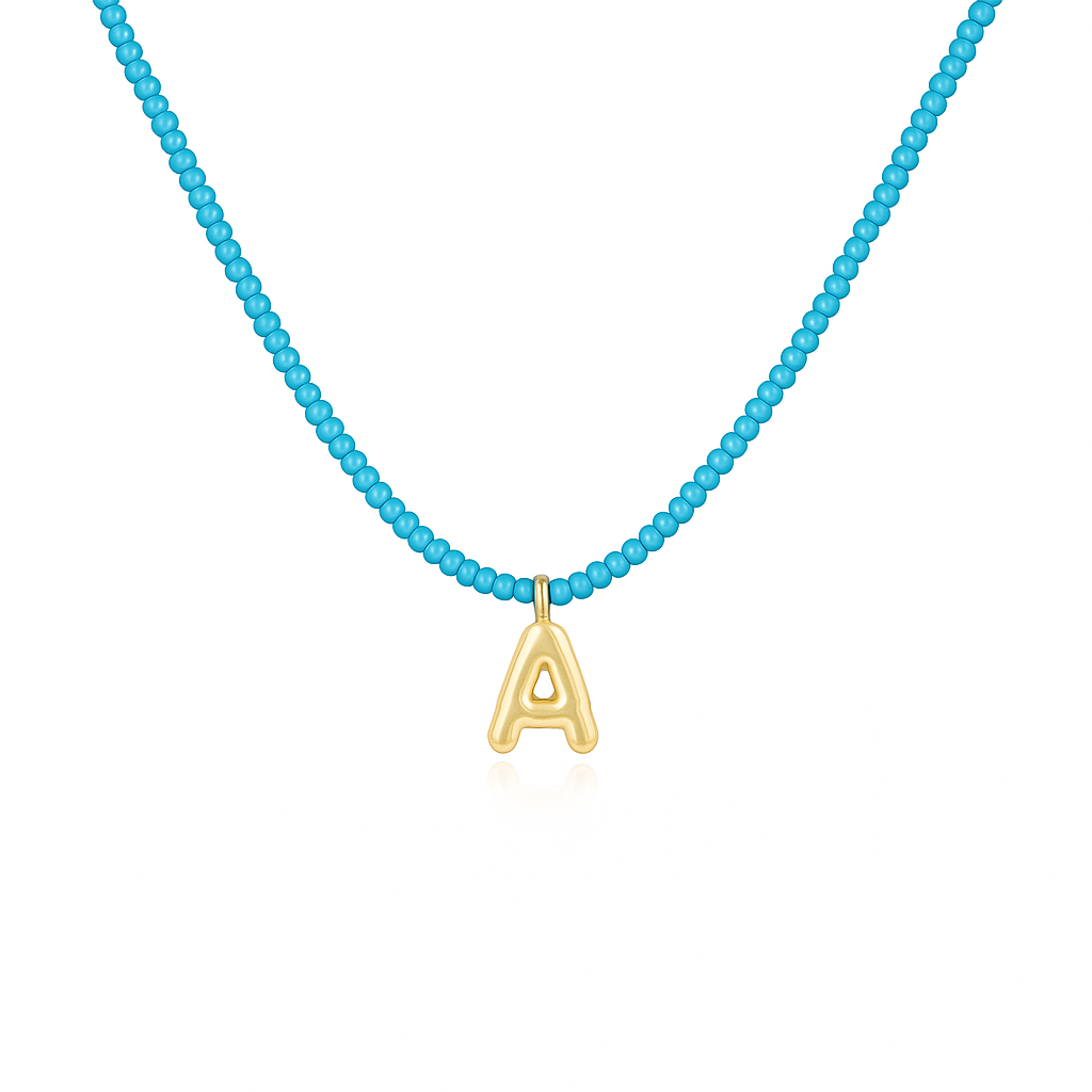 The Colorful Letter Necklace new