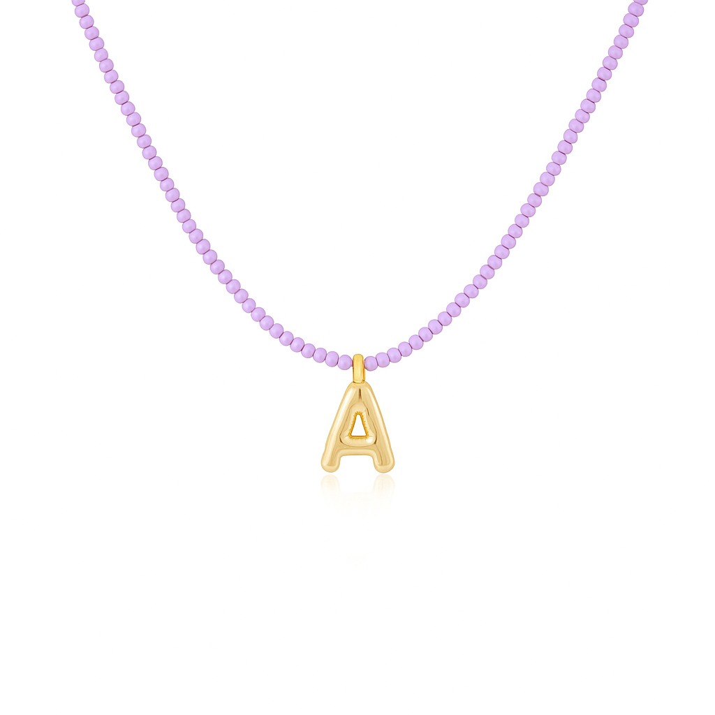 The Colorful Letter Necklace new