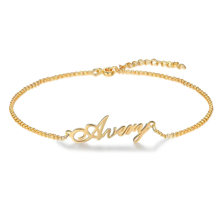 The Custom Name Anklet