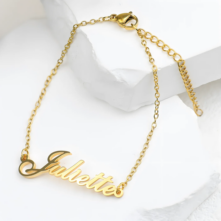The Custom Name Anklet