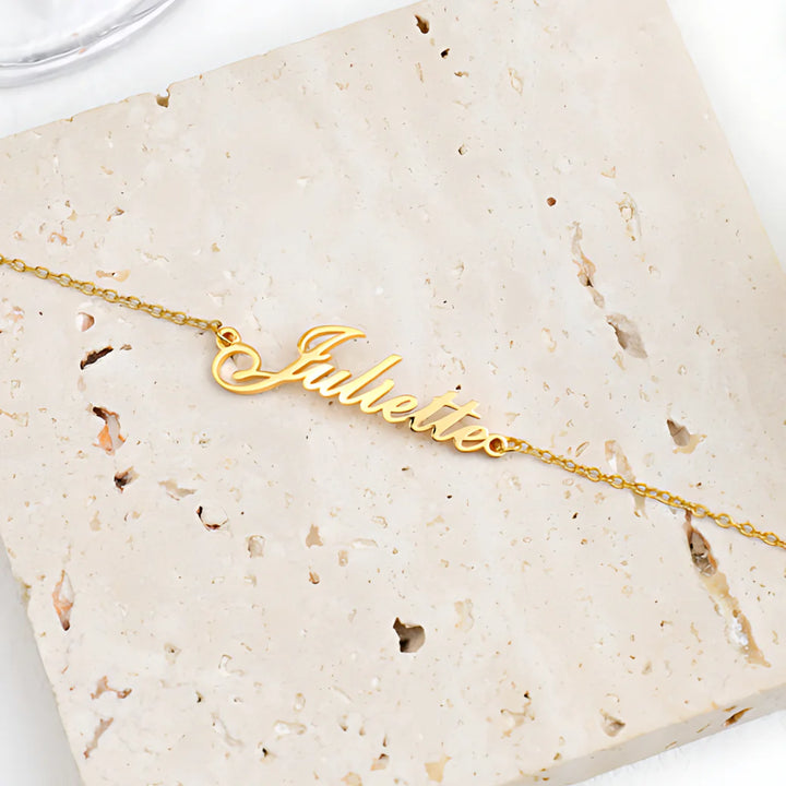 The Custom Name Anklet
