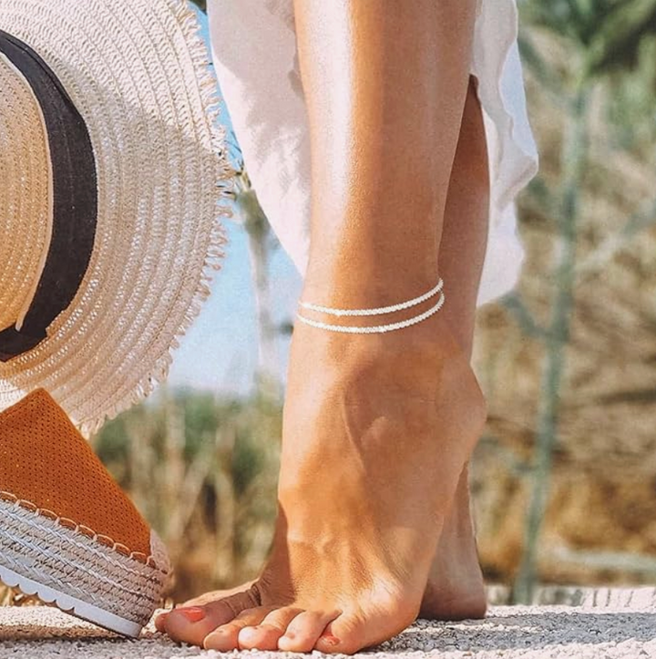 Diamond Link Anklets
