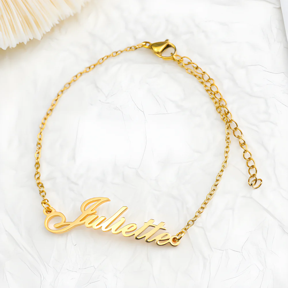 The Custom Name Anklet