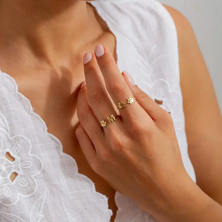 The Paw Print Ring