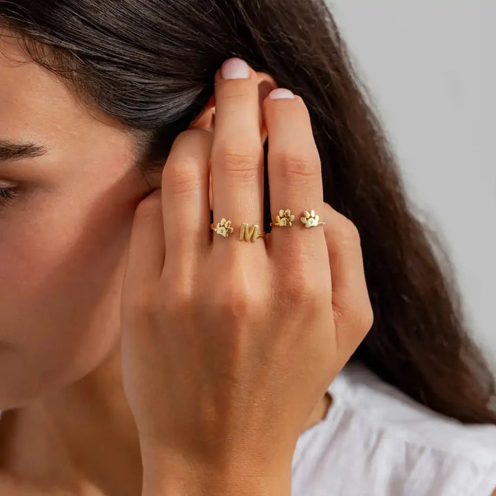The Paw Print Ring
