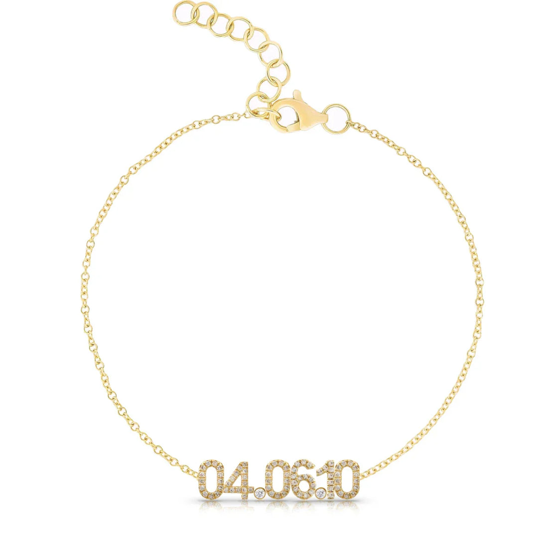 Crystal Date Bracelet