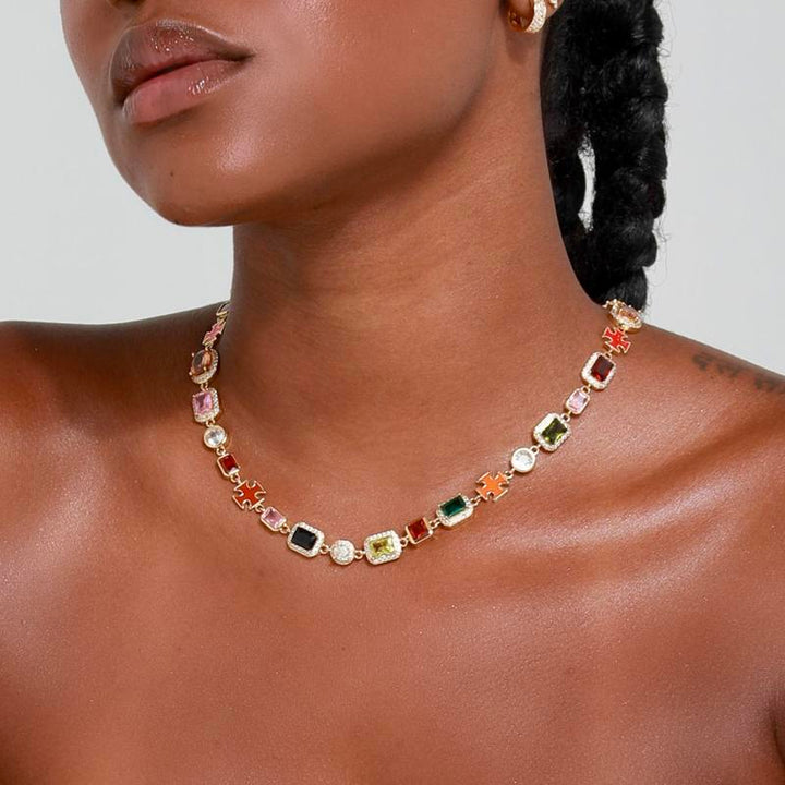 Solstice Gemstone Necklace